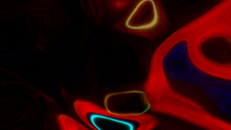 movimiento abstracto, colorido y suave infinito o bucle sin costuras.