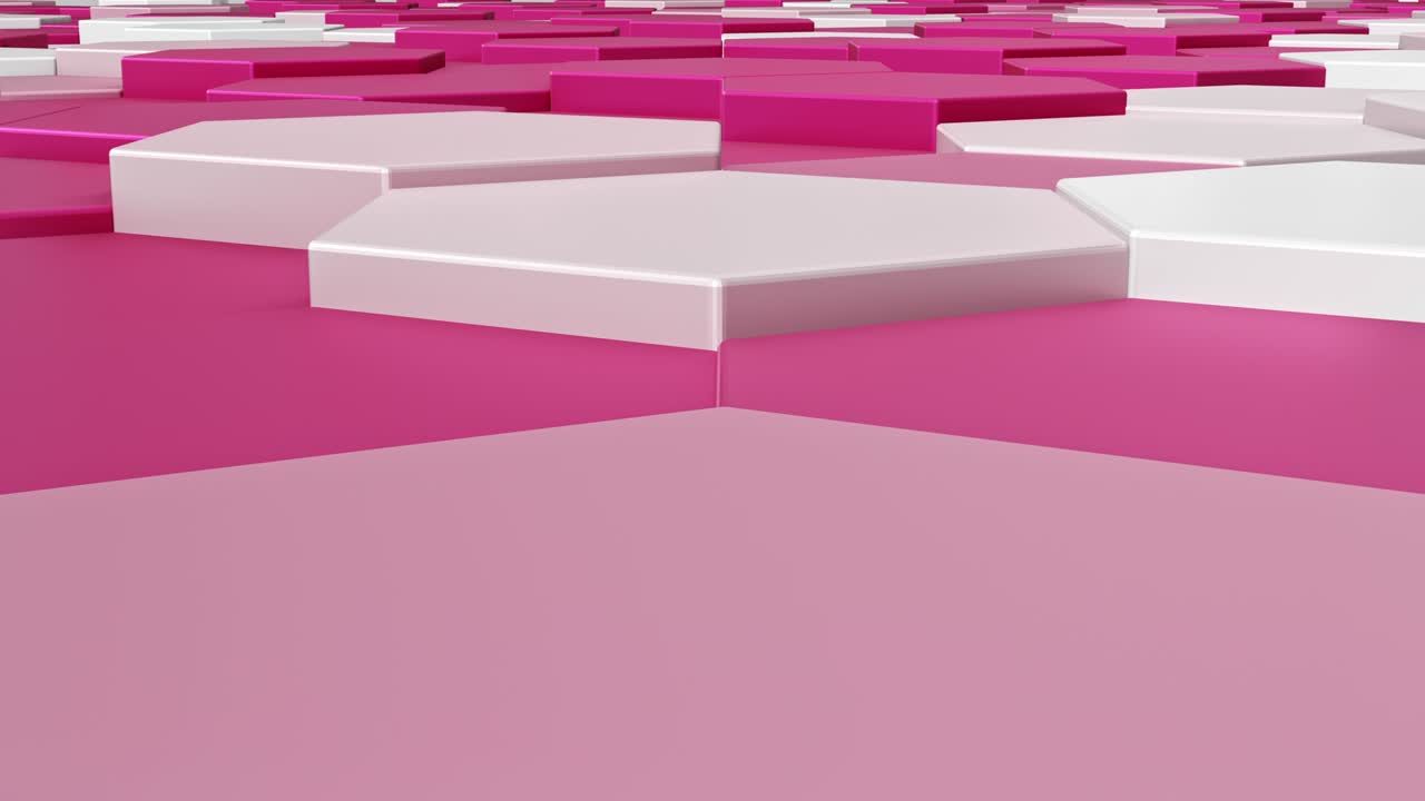 el patrón hexagonal salta, el fondo 4k, el video de bucle de animación cg,