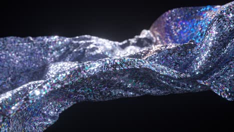 추상적인 iridescent 직물