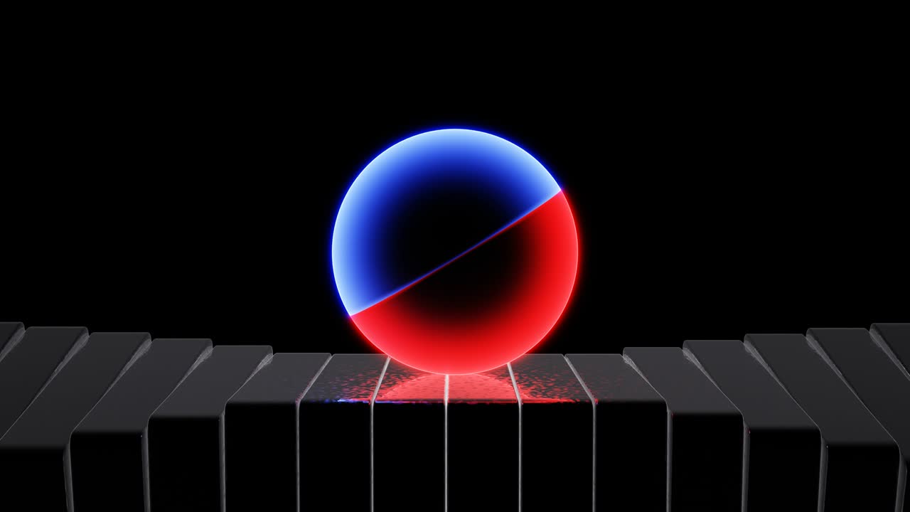 네온 공 vj 루프 애니메이션