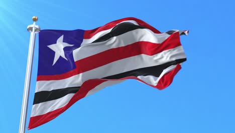 bandera del estado de maranhao, brasil.