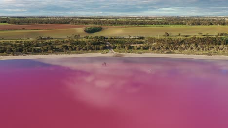 pink lake, south australia