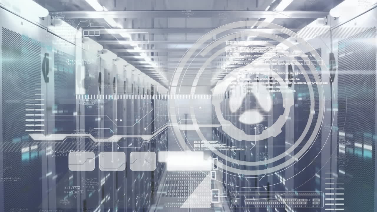 Animation of scope and data processing over computer servers