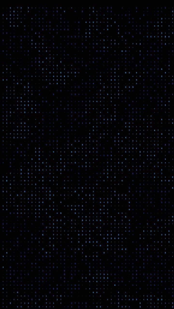 Video of binary number grid glowing on dark surface data transmission futuristic coding cyber