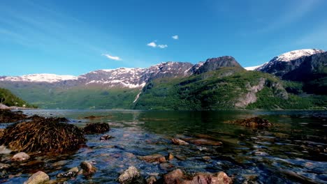 la hermosa naturaleza de noruega.
