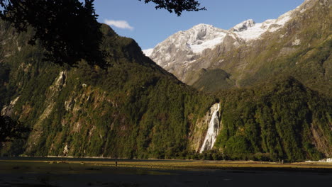 establishing bowen falls, new zealand