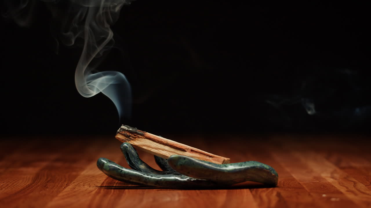 Palo Santo Incense Burning