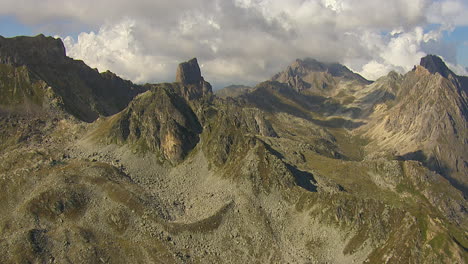 vanoise natural park french alps - aerial landscape