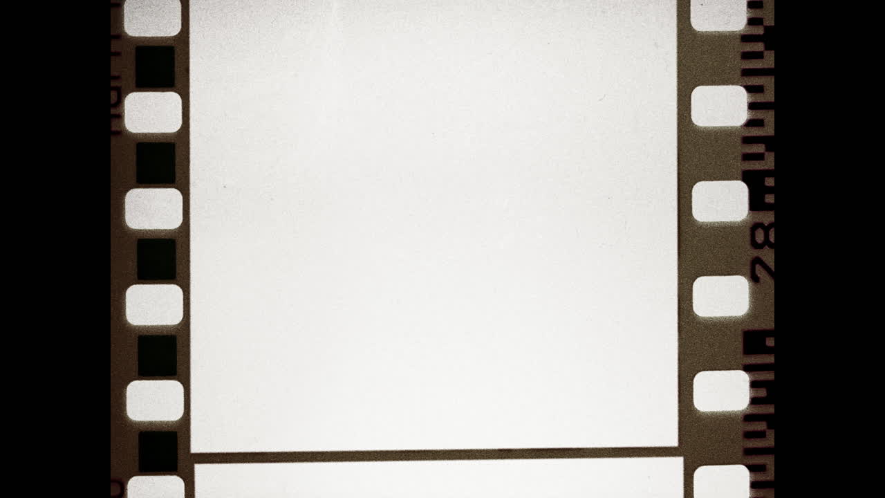 Real 35mm 4x3 film frame overlay - dirty