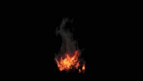 efecto de fuego y humo