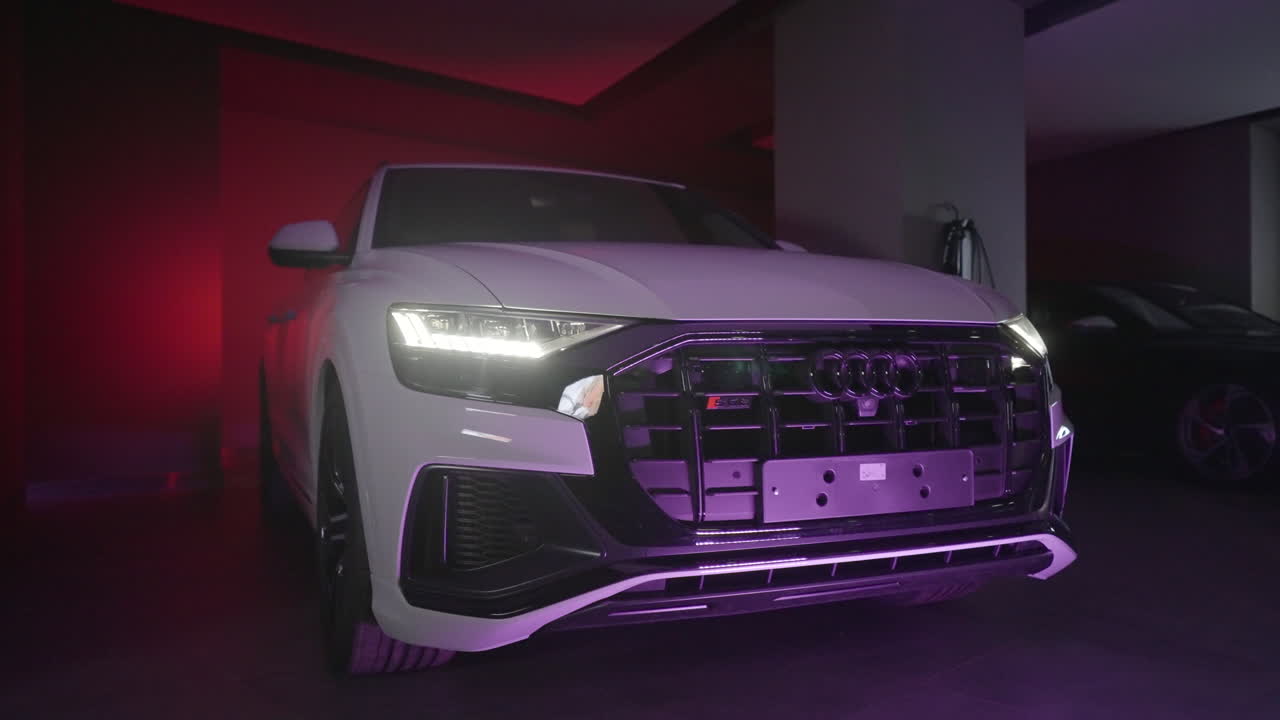 Audi Q8 in a Showroom