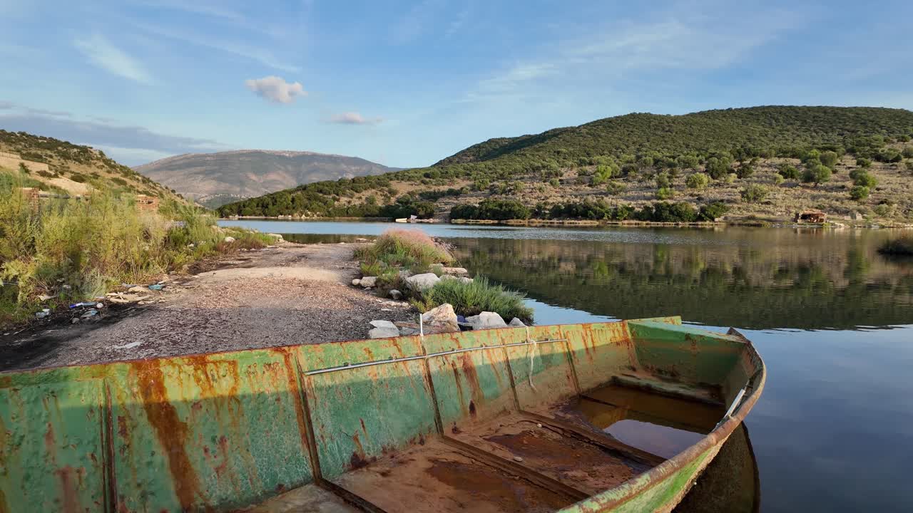 Ksamil Albania lake nature landscape fishing spot holiday village summer