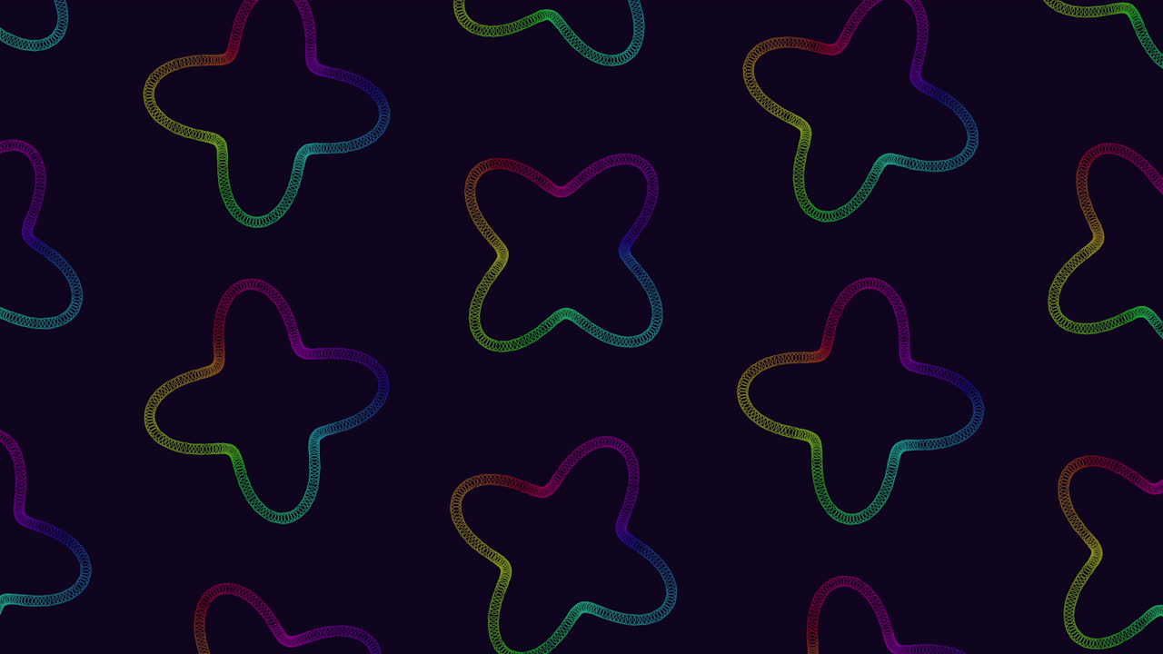 líneas coloridas en zigzag un patrón sin costuras lúdico y dinámico