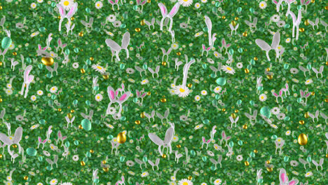 easter background loop tile falling