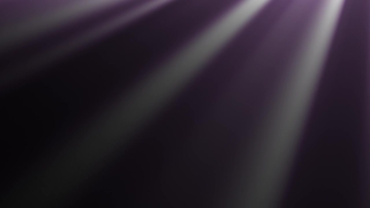 Moving Purple Light Rays on a Dark Background