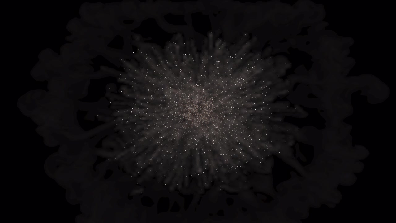 Abstract Explosion in Space