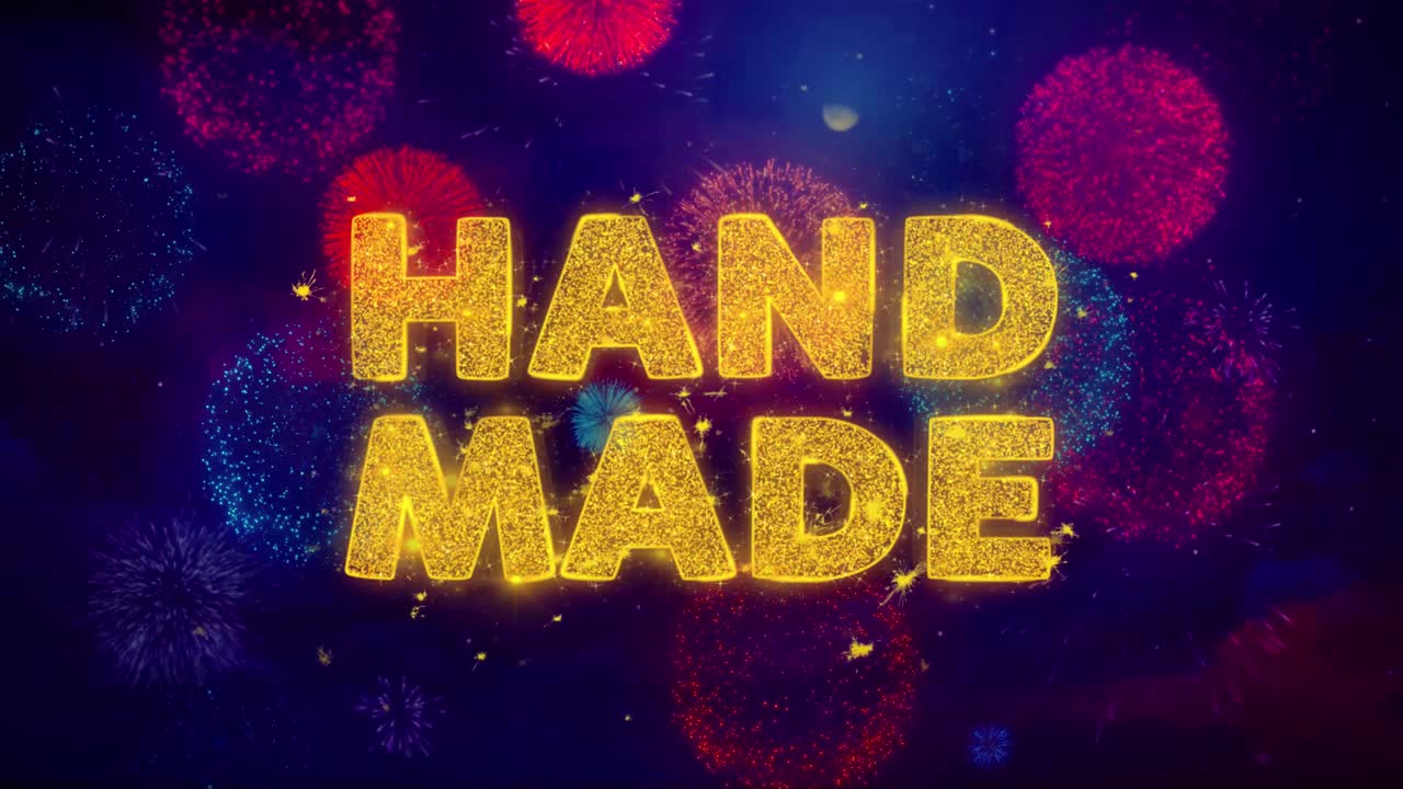 Handmade Fireworks Graphic Design