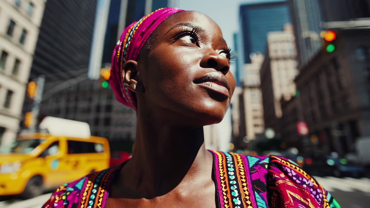 Woman in New York City