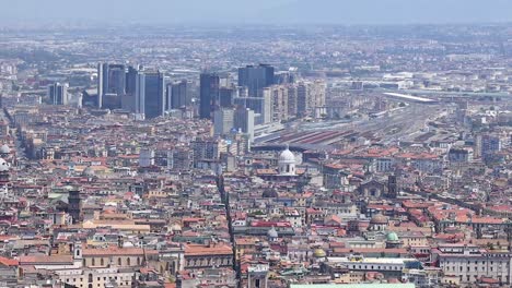 aerial view of naples, italy, showcasing urban landscape