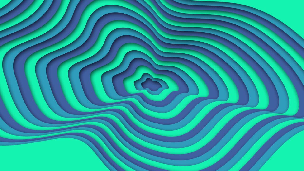 Animation of  colorful circular formation