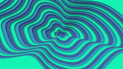 animación de la formación circular colorida