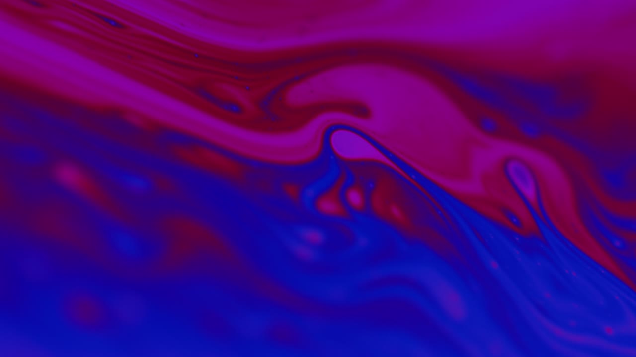 movimiento giratorio macro disparo de solución líquida en color