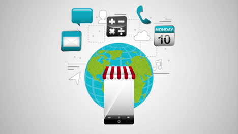 electronic commerce technlogy with smartphone