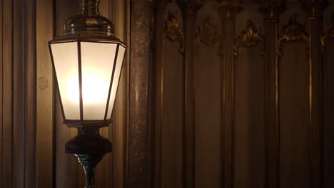 antique lamp in a luxurious interior