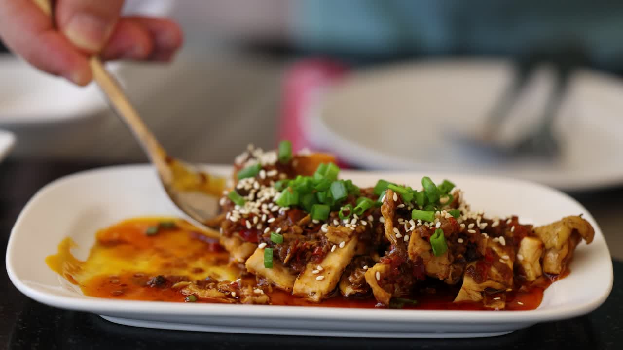 plato de pollo picante