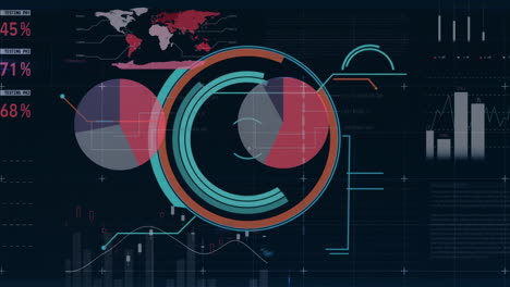 Animation-of-data-processing-over-world-map