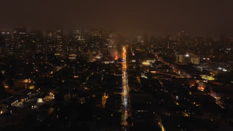 Fireworks-above-the-city-at-night