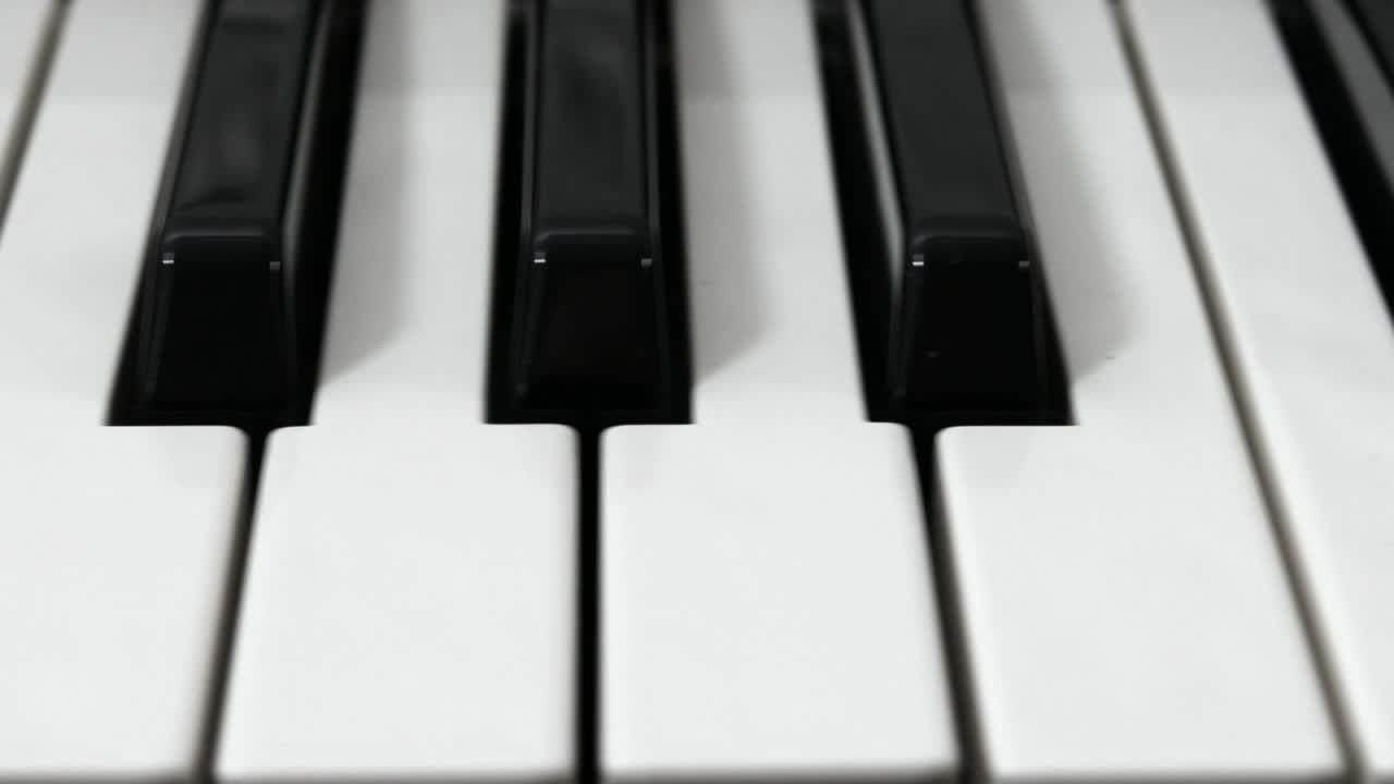 Piano keyboard slide