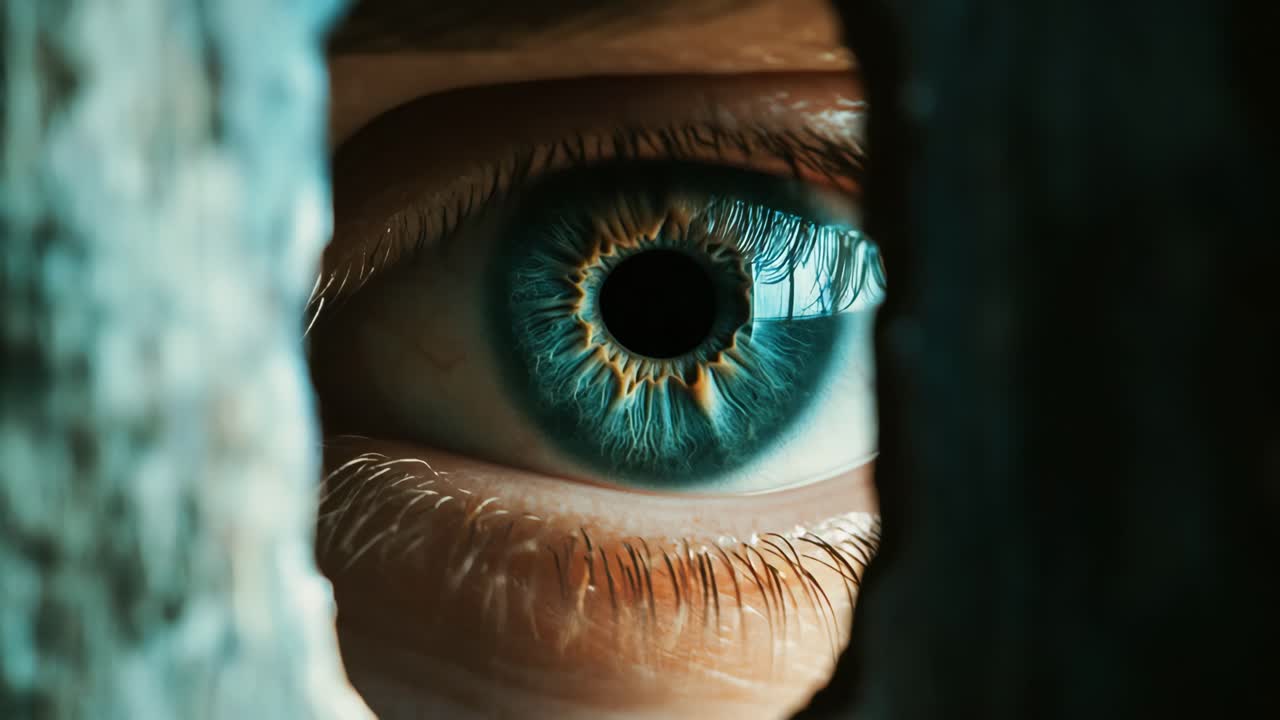 primer plano de un ojo humano