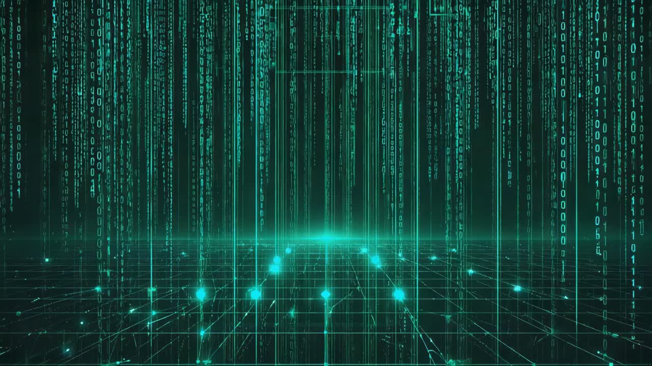 fondo de la matriz digital