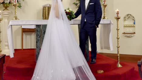 shot-of-bride---groom-with-wedding-flower