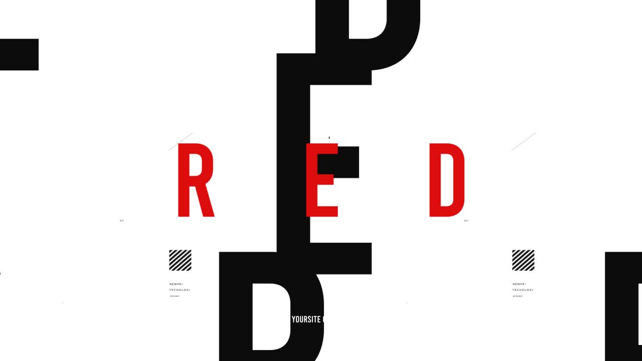 Modern and Clean Typography Intro Openers