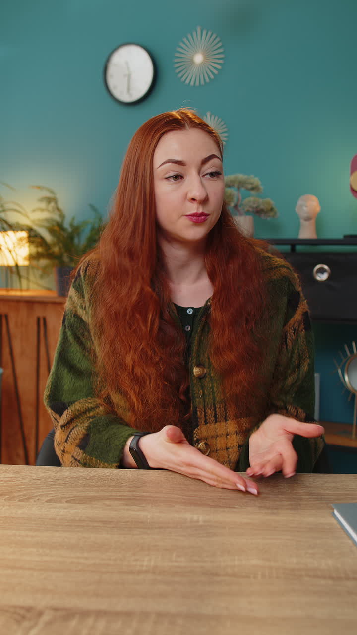 irritada disgustada agresiva mujer infeliz gestando las manos culpando regañando por el problema de fracaso