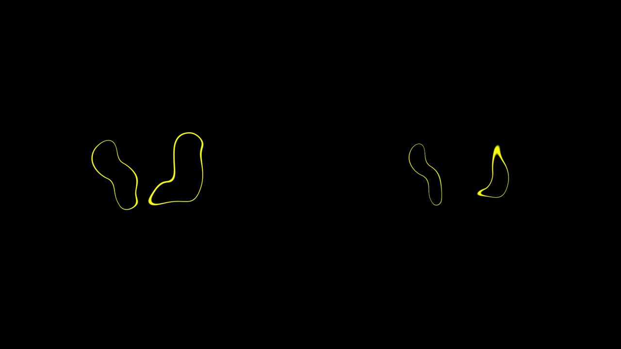 gráficos de movimiento de animación de bucle de propagación de círculo distorsionado