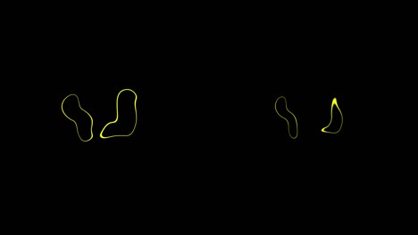 gráficos de movimiento de animación de bucle de propagación de círculo distorsionado