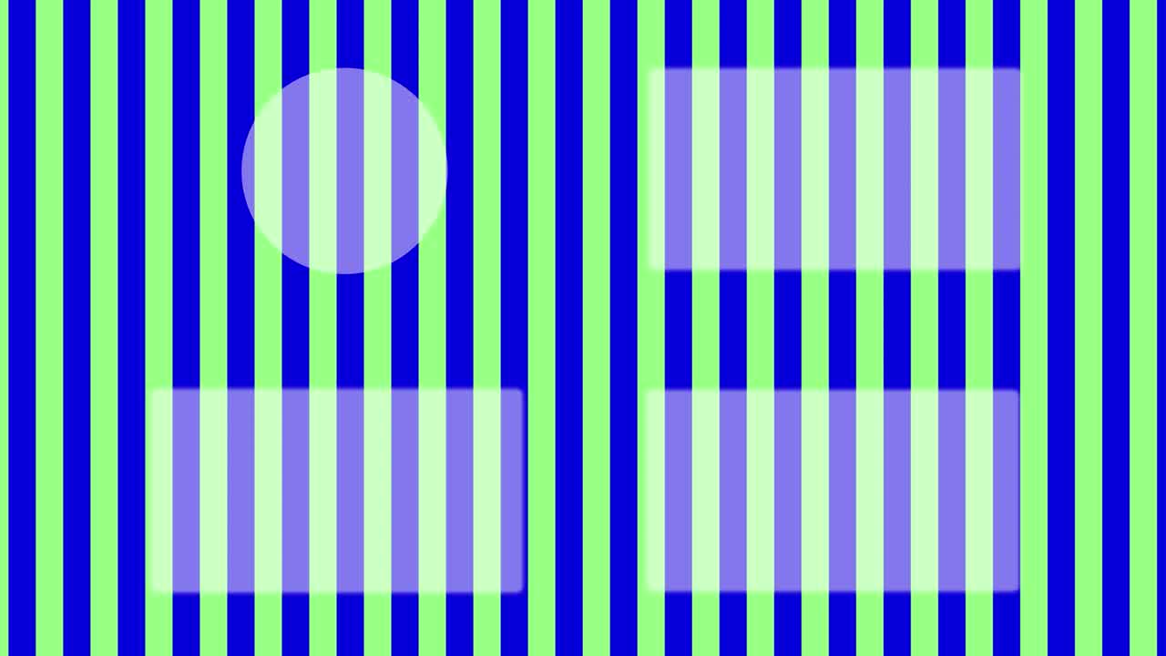 las rayas se mueven, las tarjetas se terminan, la pantalla se termina, los gráficos se mueven.