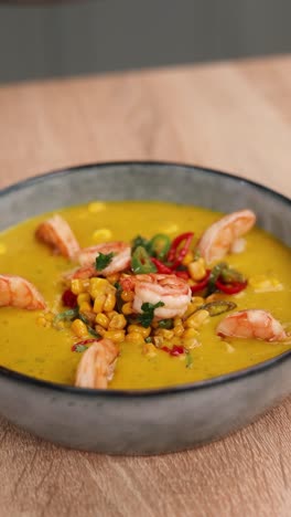 creamy corn and shrimp soup