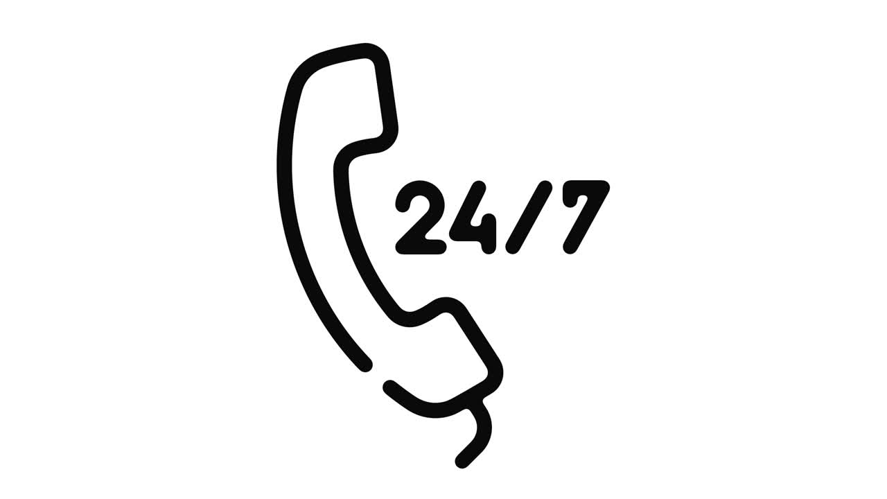 gráfico de movimiento de la línea telefónica