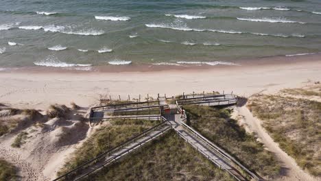 exploring the decaying boardwalk in the middle of repair