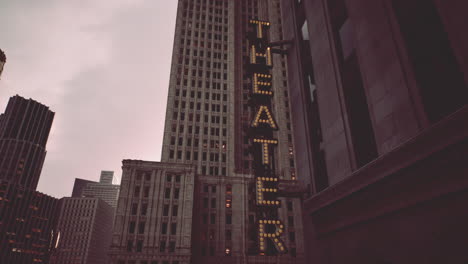 the theater sign