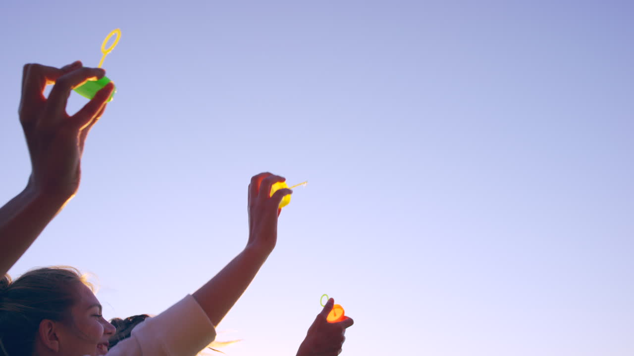 행복의 구름에 떠다니며