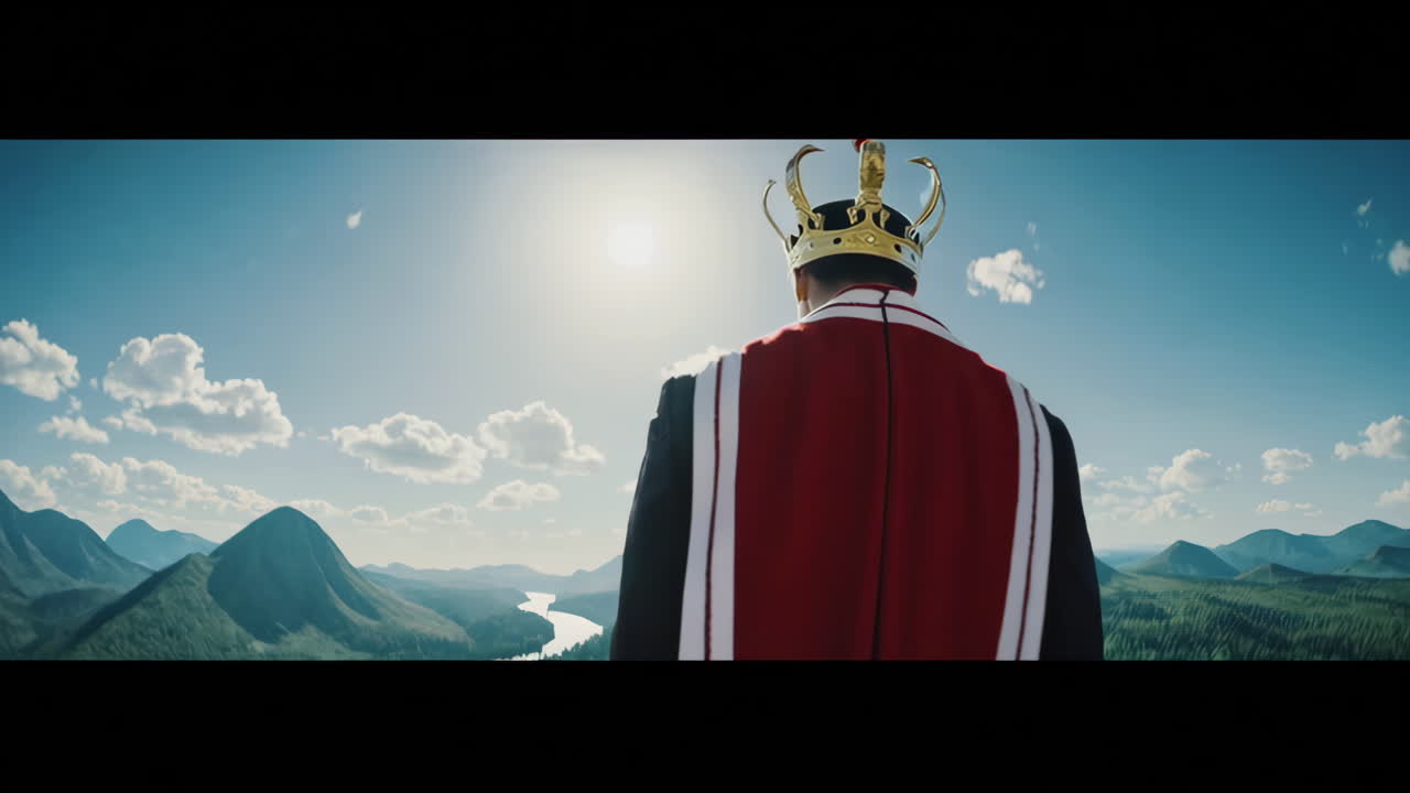 왕 은 풍경 을 상 하고 있다