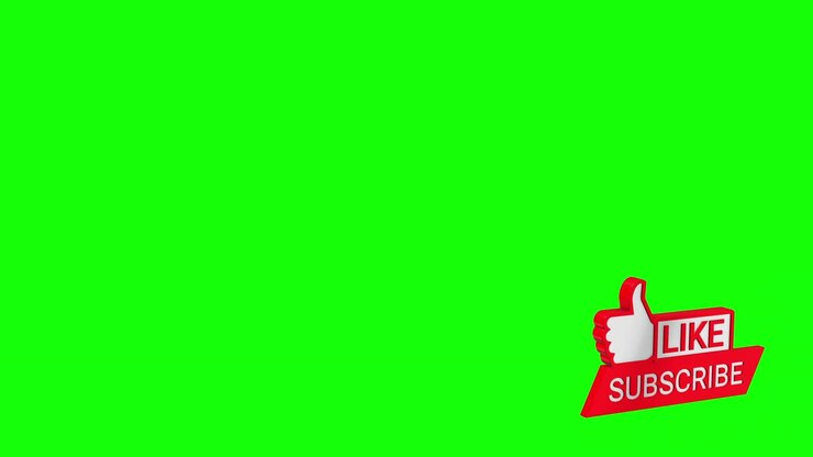 Like and Subscribe 3D Lower Third Icon