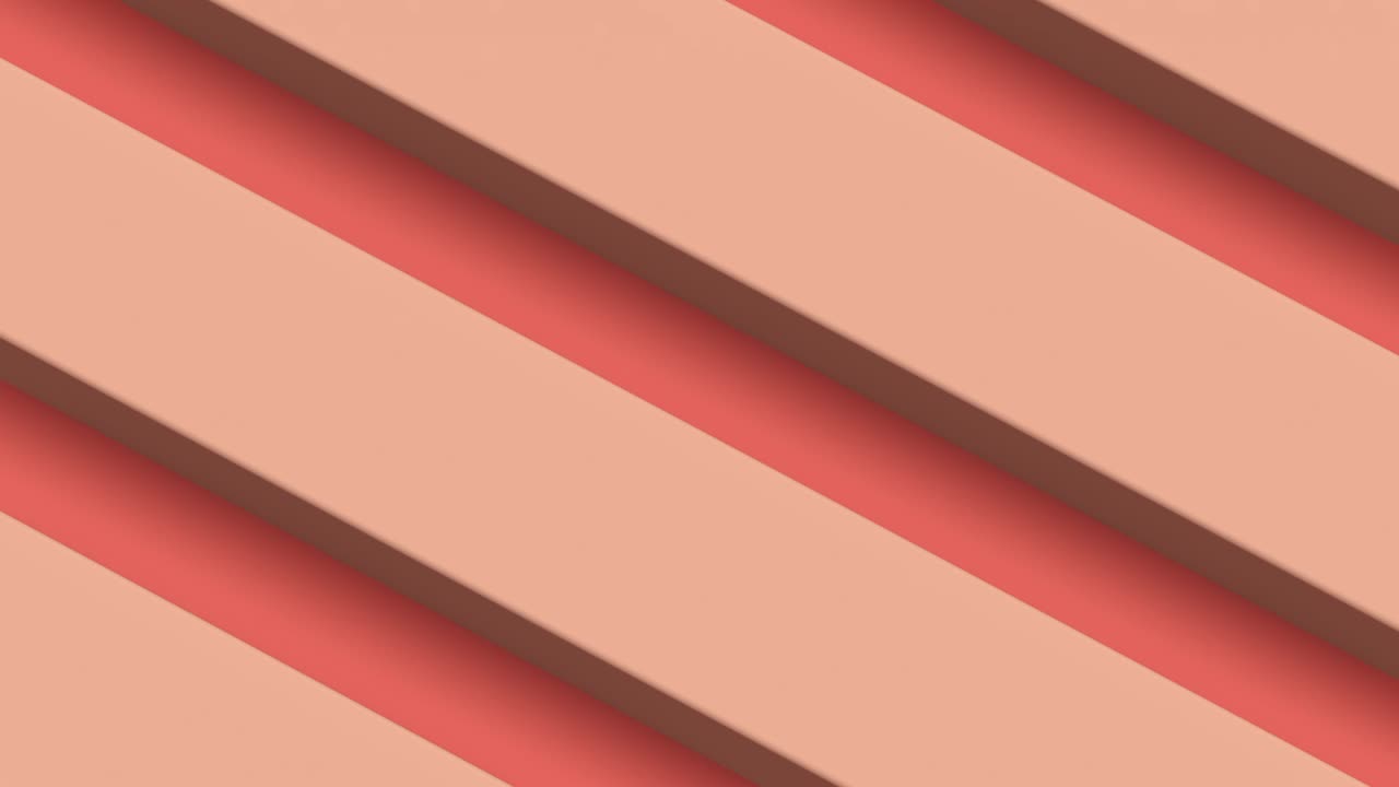 3개의 파란 공이 굴러가는 추상적인 3d 애니메이션