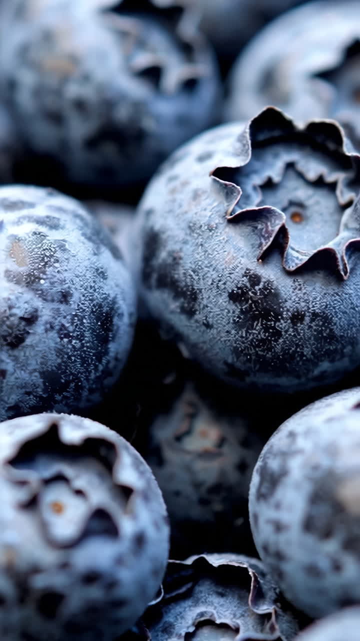 블루베리의 클로즈업