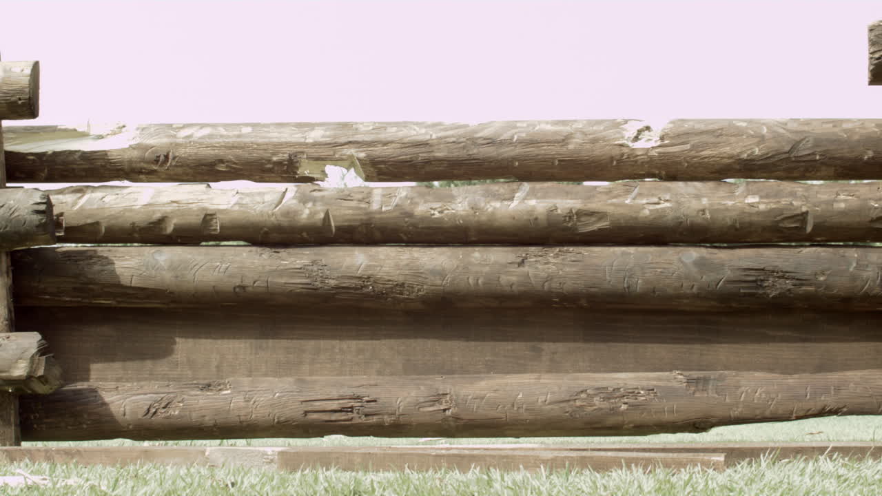 bala golpea efecto especial sobre una valla de madera